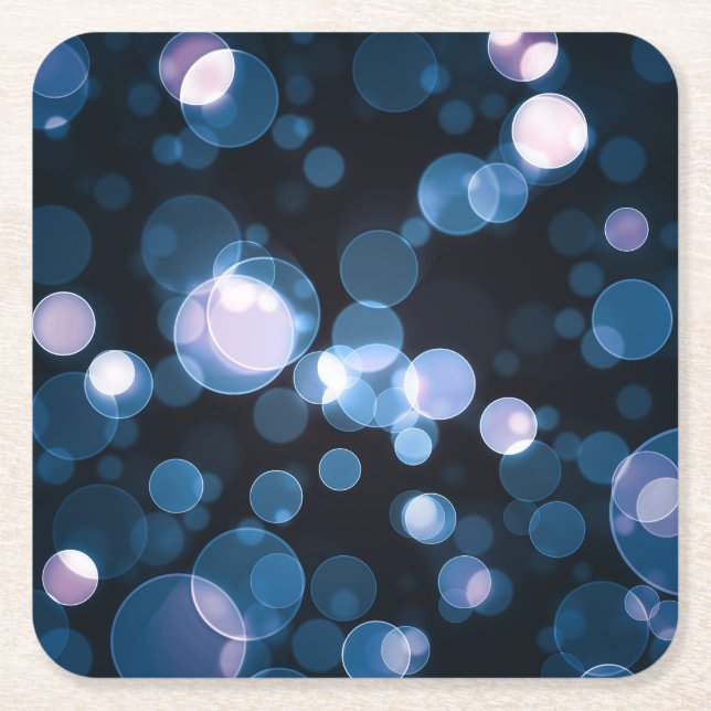 Porta-copo De Papel Quadrado Midnight Spark Paper Coaster (Frente)
