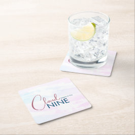 Porta-copo De Papel Quadrado Minimalista do Chá de panela Nine