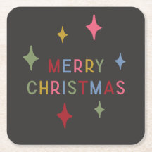 Mínimo Colorida Tipo Moderno Feliz Natal