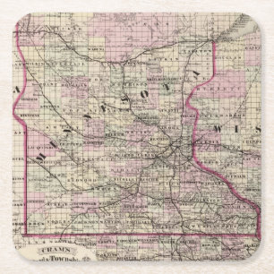 Porta-copo De Papel Quadrado Minnesota 9