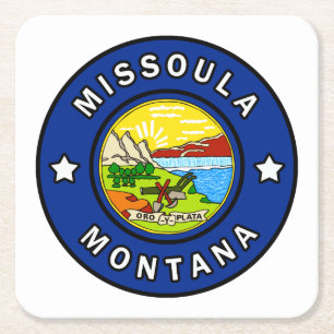 Porta-copo De Papel Quadrado Missoula Montana