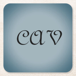 Porta-copo De Papel Quadrado Mochila com texto desenhado