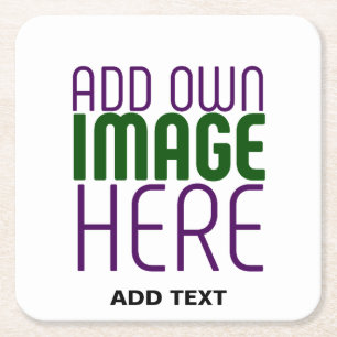 PORTA-COPO DE PAPEL QUADRADO MODELO DE TEXTO DE IMAGEM BRANCA SIMPLES EDITÁVEL