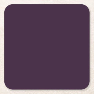 Porta-copo De Papel Quadrado Modelo Monocromático Roxo BUDGET PLUM