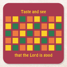 Porta-copo De Papel Quadrado Moderna Cores de Impressão Geométricas Personaliza