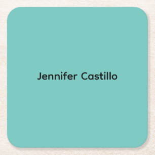 Porta-copo De Papel Quadrado Moderno Minimalista Negro Comum