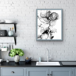 Porta-copo De Papel Quadrado Monokrom blomma