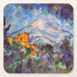 Porta-copo De Papel Quadrado Mont Sainte-Victoire, Paul Cezanne