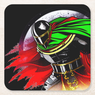 Porta-copo De Papel Quadrado Montanha-russa Vibrant Knight