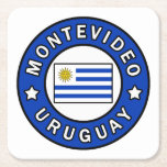 Porta-copo De Papel Quadrado Montevidéu Uruguai<br><div class="desc">Montevidéu Uruguai</div>