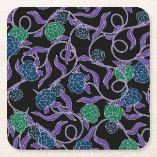 Porta-copo De Papel Quadrado Moonlit Vine - Mysticool Collection