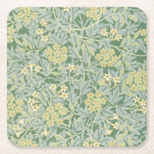 Porta-copo De Papel Quadrado Morris Vine & Jasmine Garden Flor Clássica