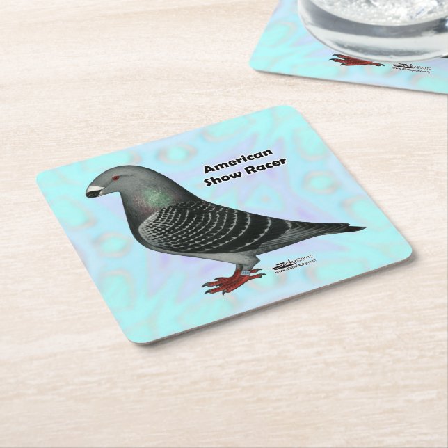 Porta-copo De Papel Quadrado Mostrar ASR do Racer (Inclinado)