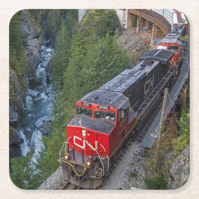 Porta-copo De Papel Quadrado Motor diesel clássico (Frente)