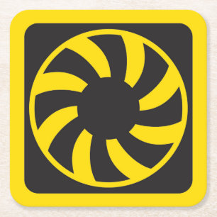 Porta-copo De Papel Quadrado Motor do ventilador e lâminas