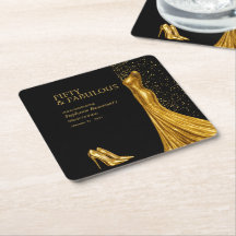 Mulher Elegante Fabuloso Vestido Dourado Aniversár
