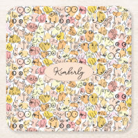 mulher pastel amarela