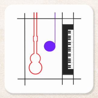 Porta-copo De Papel Quadrado Musikinstrument