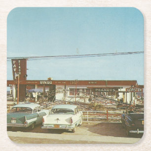 Porta-copo De Papel Quadrado Myrtle Beach, Vintage View