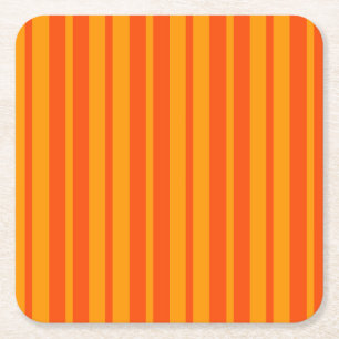 Porta-copo De Papel Quadrado Na moda de cor laranja clara e escura Design