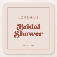 Na moda retro Chá de panela cor-de-rosa