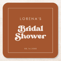 Na moda retro Chá de panela Laranja Queimado