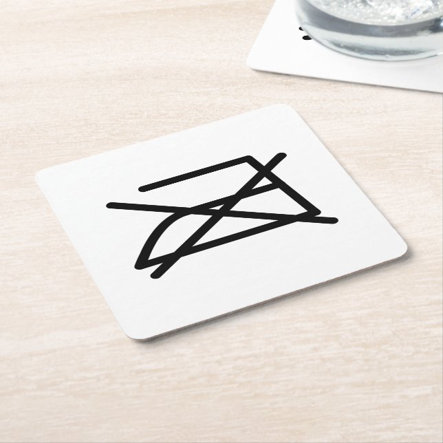 PORTA-COPO DE PAPEL QUADRADO NÃO FERRO! (Inclinado)