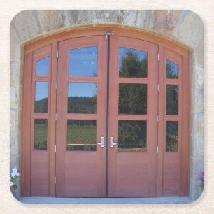 Porta-copo De Papel Quadrado Napa Porta De Vinha