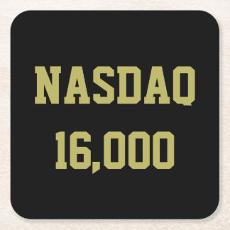 Porta-copo De Papel Quadrado NASDAQ 16000 Celebração do mercado de ações