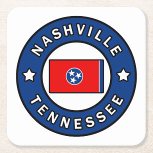 Porta-copo De Papel Quadrado Nashville Tennessee