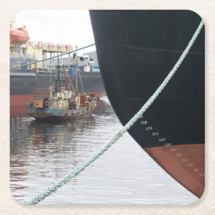 Porta-copo De Papel Quadrado Navios