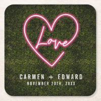 Neon Sign Love Heart Wedding