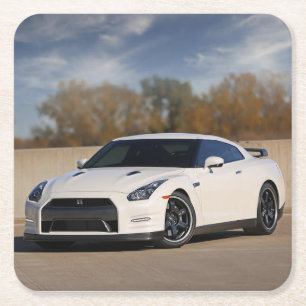 Porta-copo De Papel Quadrado Nissan GT-R 2014