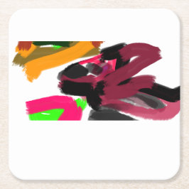 Porta-copo De Papel Quadrado Northern Cardinal autumn