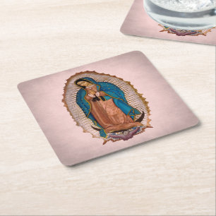 Porta-copo De Papel Quadrado Nossa Senhora de Guadalupe 1531