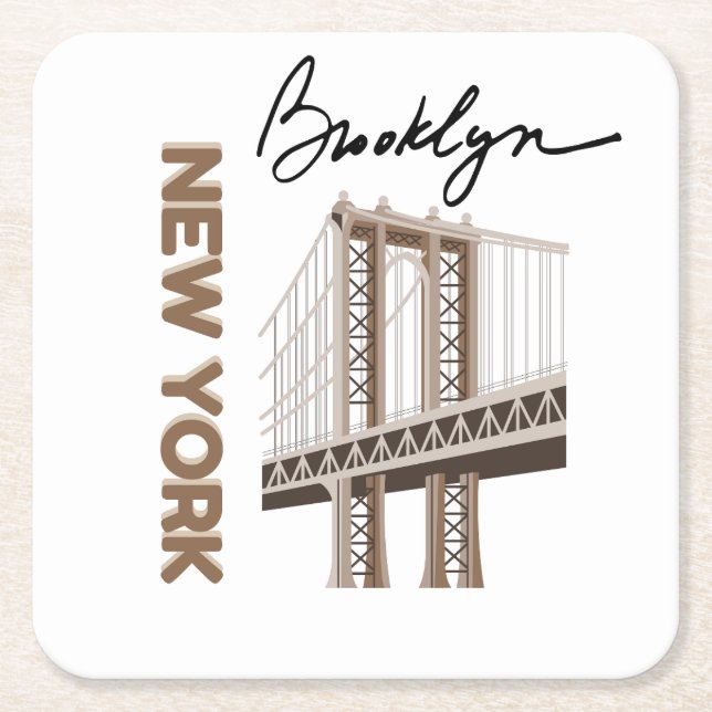 PORTA-COPO DE PAPEL QUADRADO NOVA IORQUE (Frente)