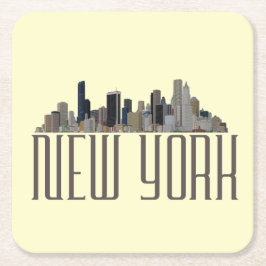 PORTA-COPO DE PAPEL QUADRADO NOVA IORQUE