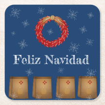 Novo México Luminarias Farolitos Zia Red Chile