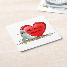 Porta-copo De Papel Quadrado O Cachorro De Dodle Deixa Porta copos De Papel Car
