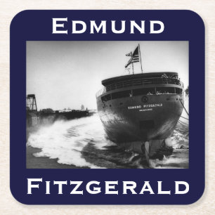 Porta-copo De Papel Quadrado O Edmund Fitzgerald