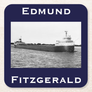 Porta-copo De Papel Quadrado O Edmund Fitzgerald