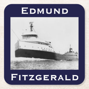 Porta-copo De Papel Quadrado O Edmund Fitzgerald