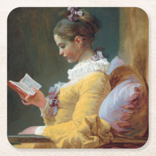 Porta-copo De Papel Quadrado O Leitor, Fragonard