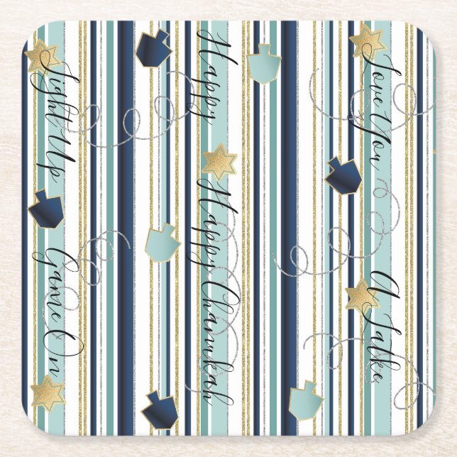 Porta-copo De Papel Quadrado O novo legante também (Frente)