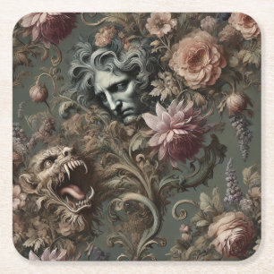 Porta-copo De Papel Quadrado O paradoxo do motorista - Travesseiro mítico gótic