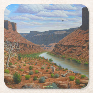 Porta-copo De Papel Quadrado O Rio Colorado
