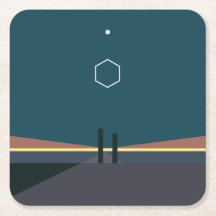 ODESZA uma porta copos minimalista distante de