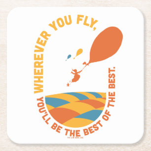 Porta-copo De Papel Quadrado Oh, Os Lugares Que Você Vai! "O Melhor dos Melhore