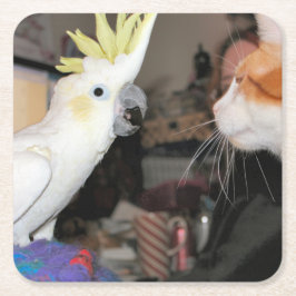 Porta-copo De Papel Quadrado Ok...faça-me parecer grande