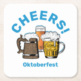Porta-copo De Papel Quadrado OKTOBERFEST Cheers